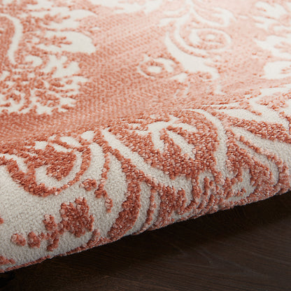 Nourison Home Elation  Brick Ivory  Traditional