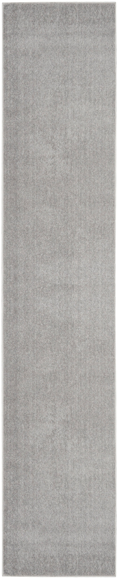 Nourison Home Nourison Essentials NRE01 Silver Grey Contemporary Power-loomed Rug