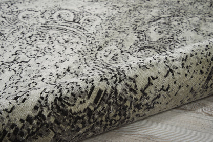 Nourison Home Luminance  Ivory Black  Transitional