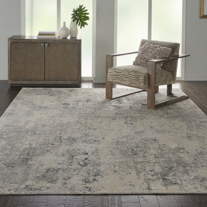 Nourison Home Rustic Textures  Grey Beige  Contemporary