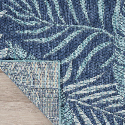 Nourison Home Garden Oasis  Navy  Contemporary