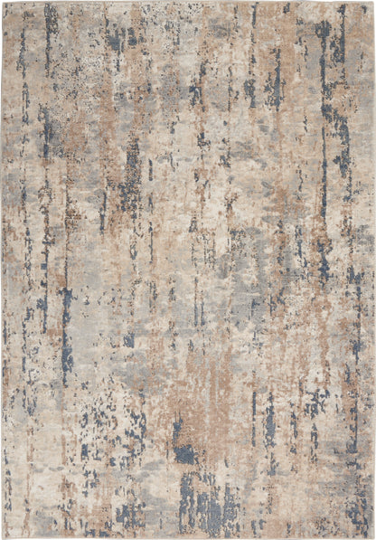 Nourison Home Quarry QUA01 Beige Grey Contemporary Power-loomed Rugs