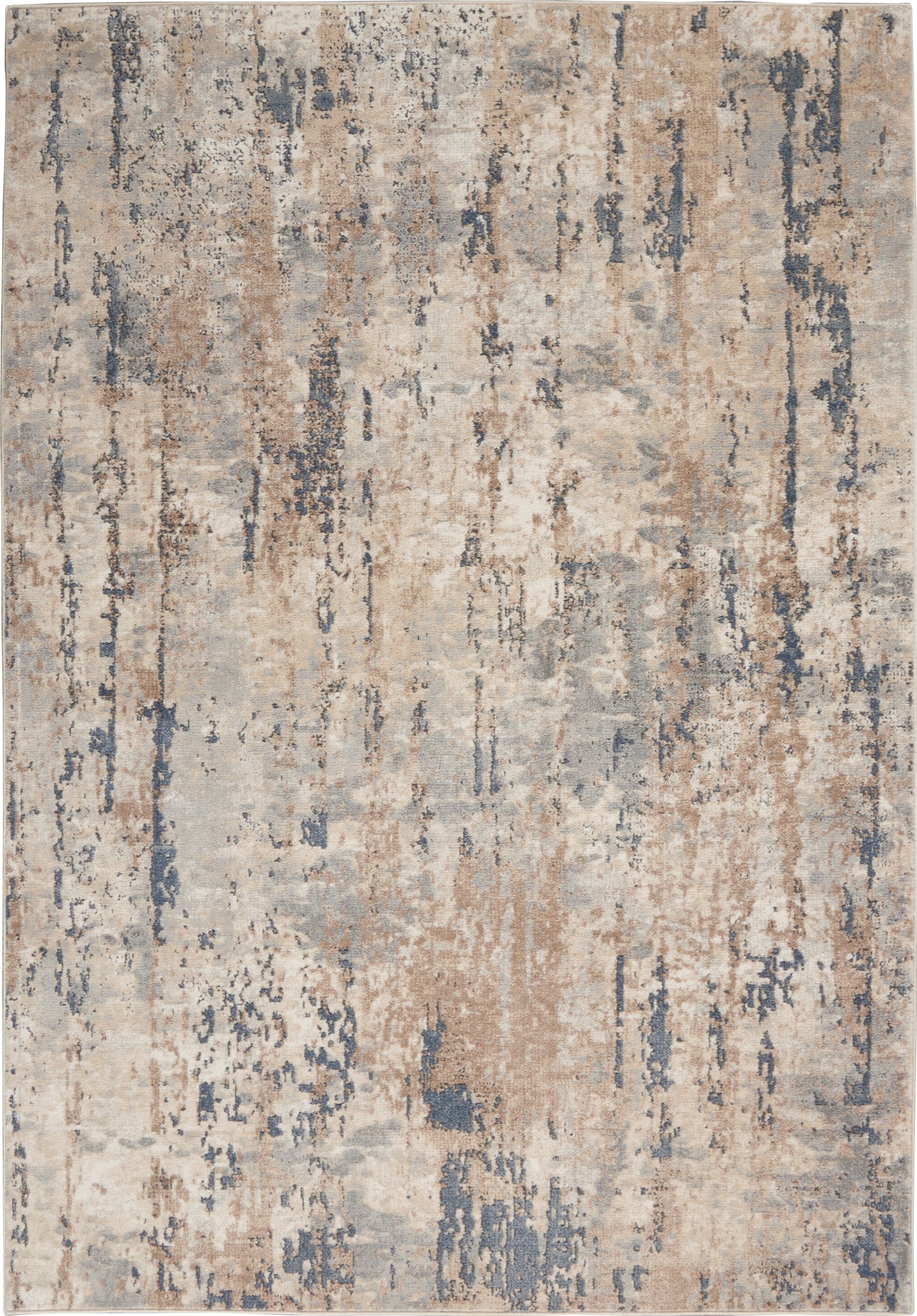 Nourison Home Quarry QUA01 Beige Grey Contemporary Power-loomed Rugs