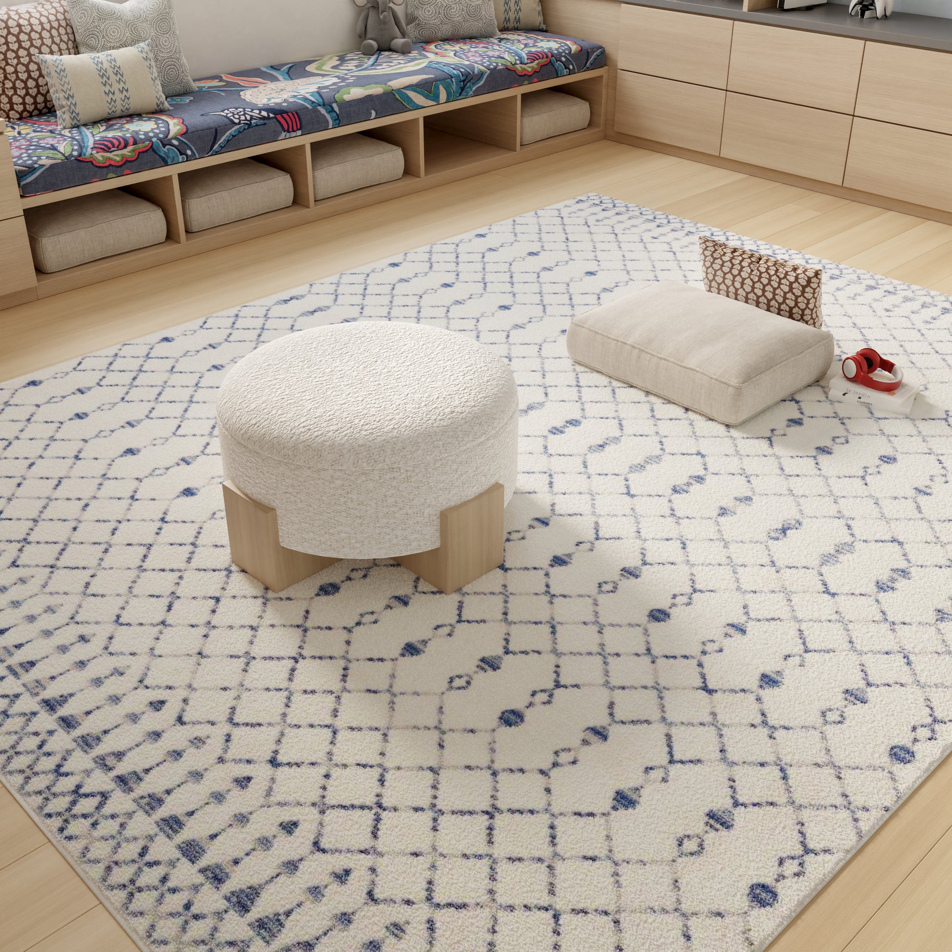 Nourison Home Whimsicle  Ivory  Contemporary