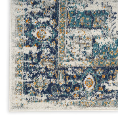Nourison Home Passion  Ivory Grey Blue  Transitional