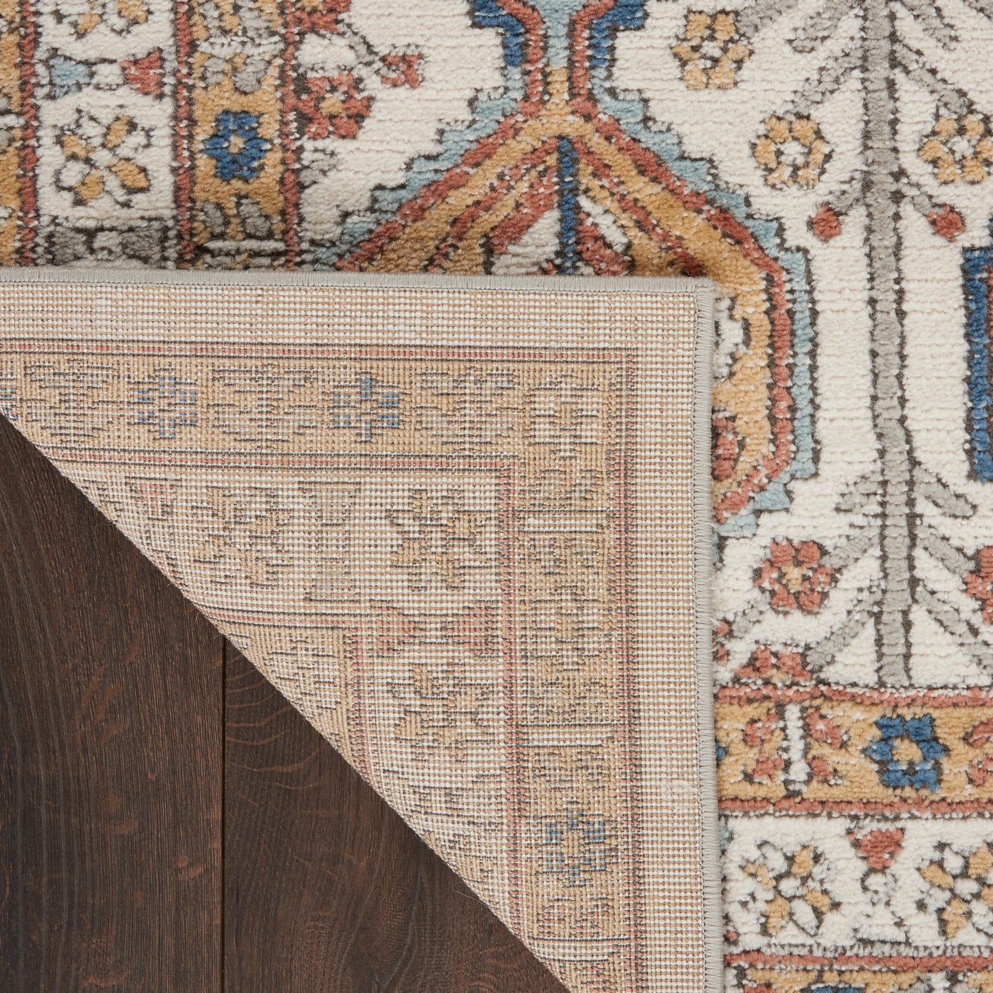 Nourison Home Quarry  Ivory Multicolor  Contemporary