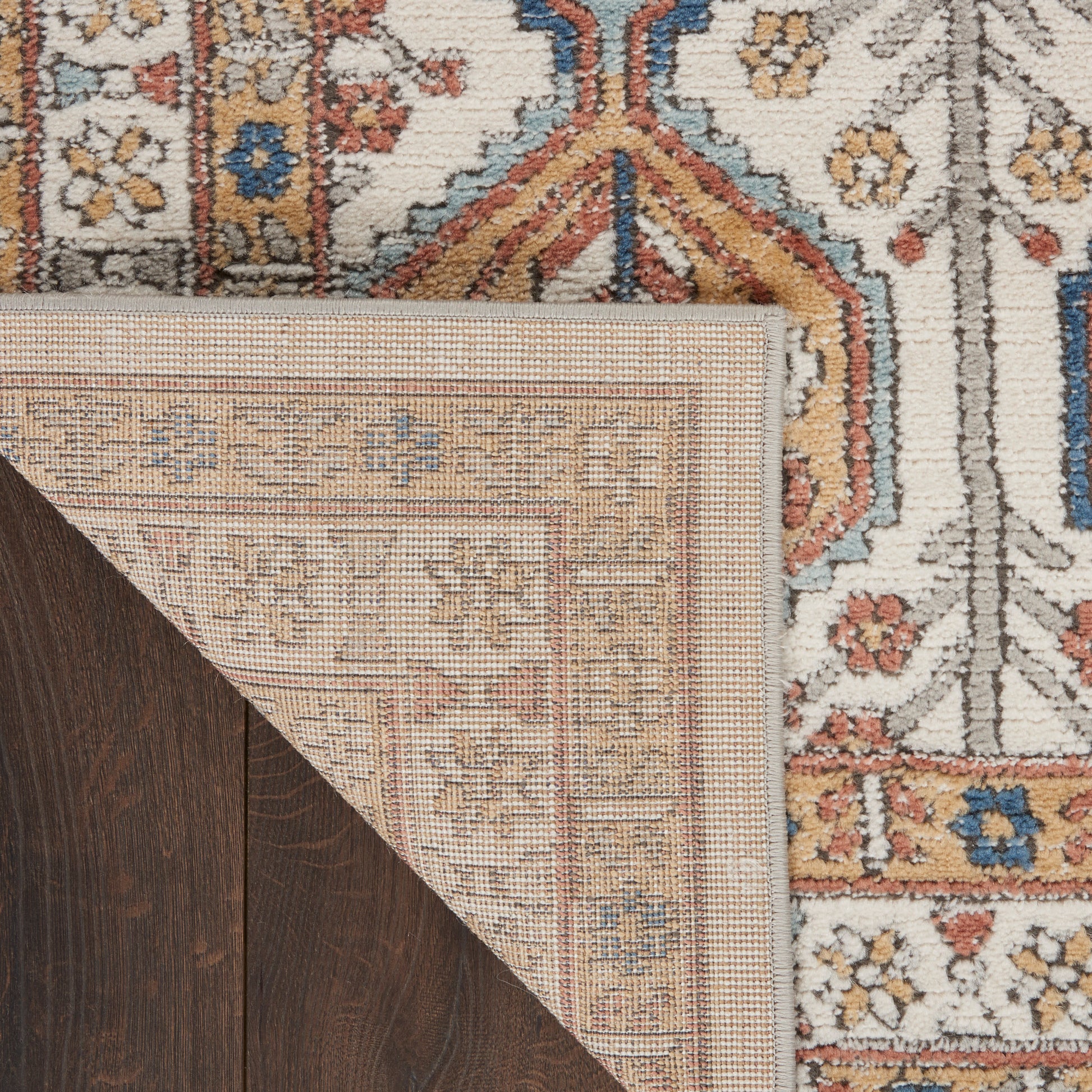 Nourison Home Quarry  Ivory Multicolor  Contemporary