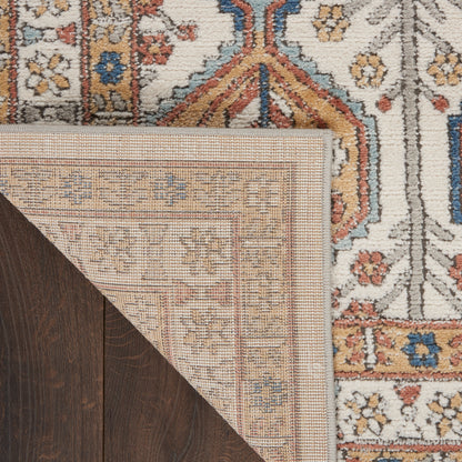 Nourison Home Quarry  Ivory Multicolor  Contemporary