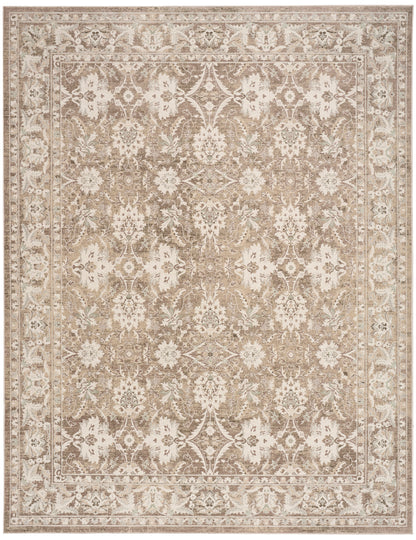 Nourison Home Soft Mist  Mocha Ivory  Traditional