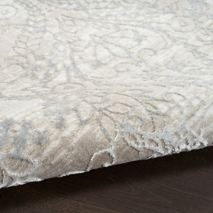 Nourison Home Sparkle  Beige Grey  Contemporary