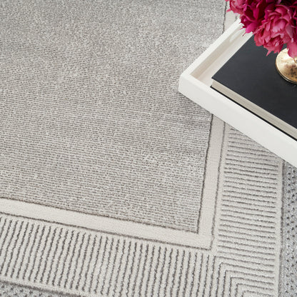 Nourison Home Glitz  Silver  Contemporary