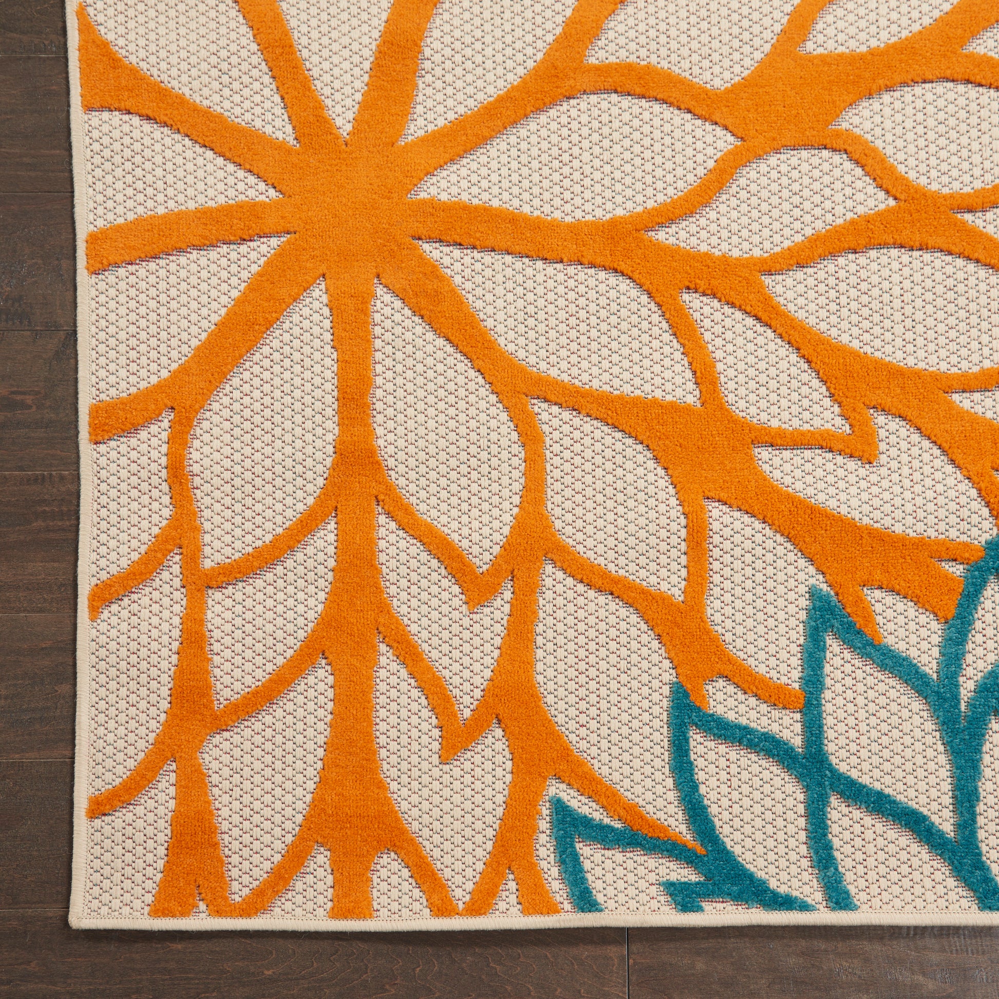 Nourison Home Aloha  Green  Contemporary