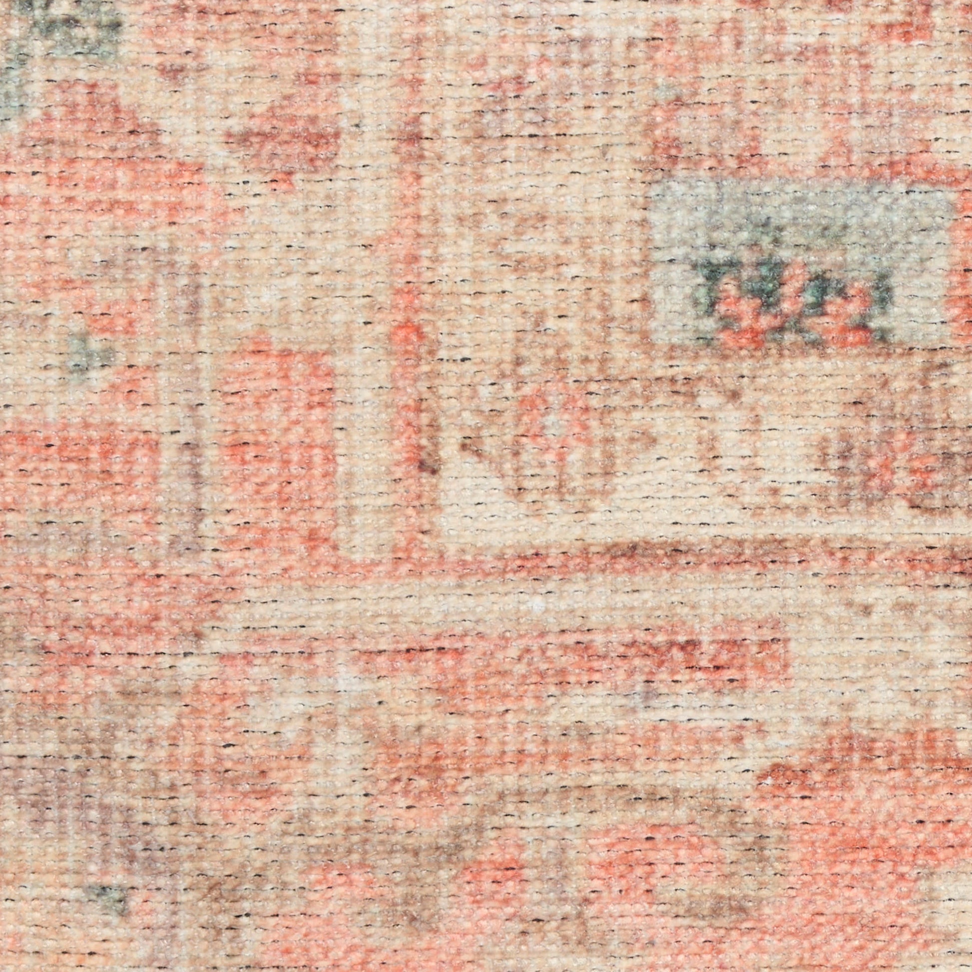 Nourison Home Vintage Washables  Coral Taupe  Traditional