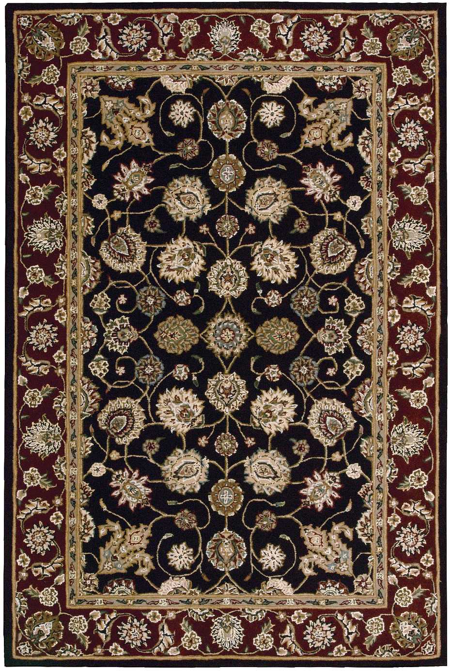 Nourison Home Nourison 2000 2017 Black Traditional Tufted Rug