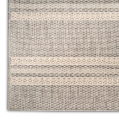 Nourison Home Horizon Indoor/Outdoor  Grey  Contemporary