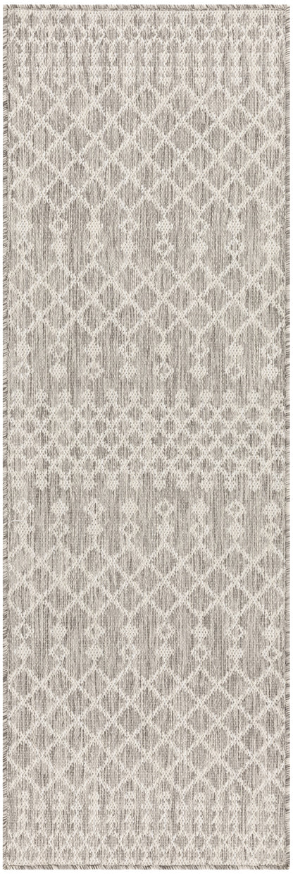 Nourison Home Positano POS02 Light Grey Contemporary Power-loomed Rug