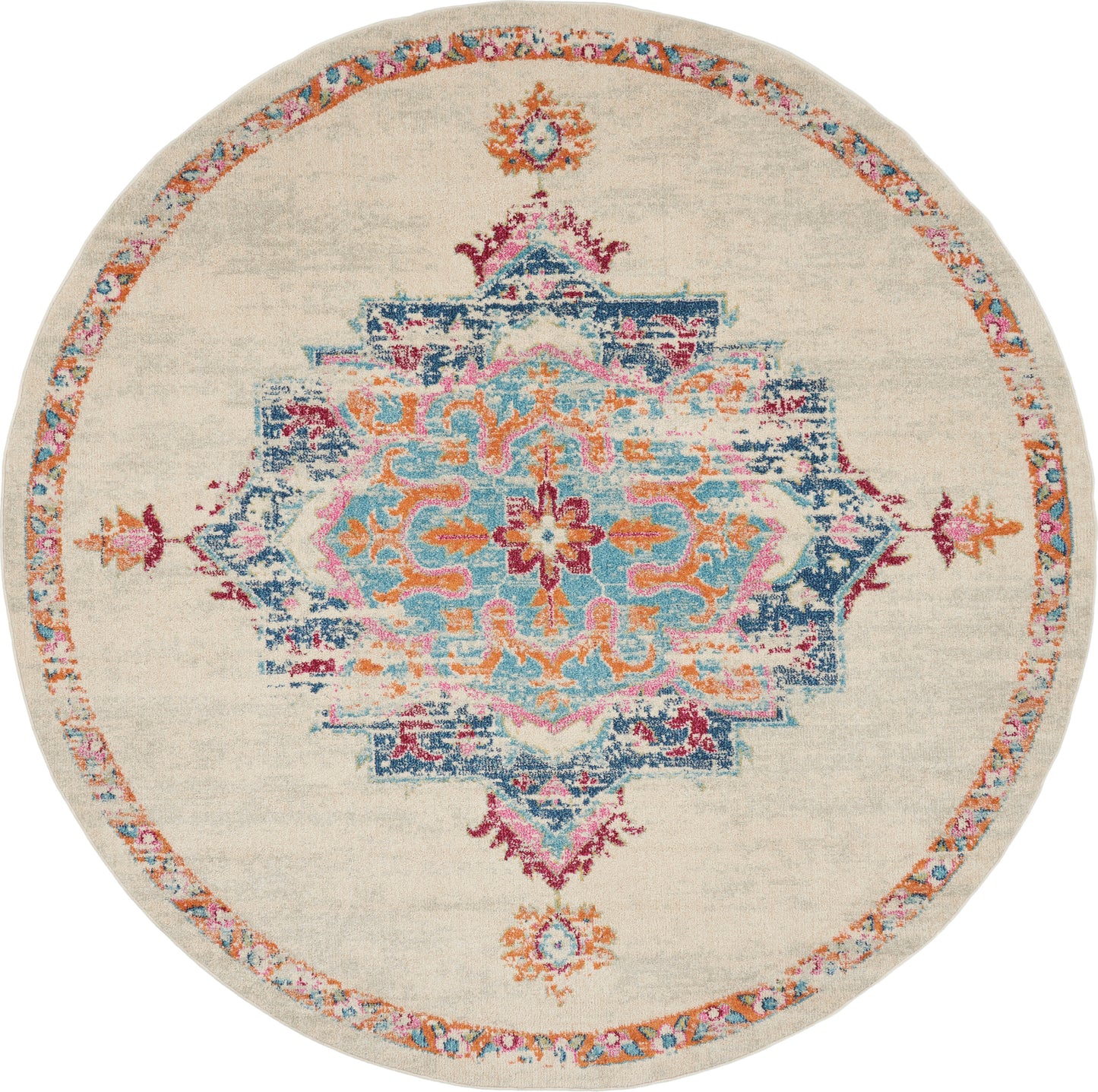 Nourison Home Passion  Grey Multicolor  Transitional