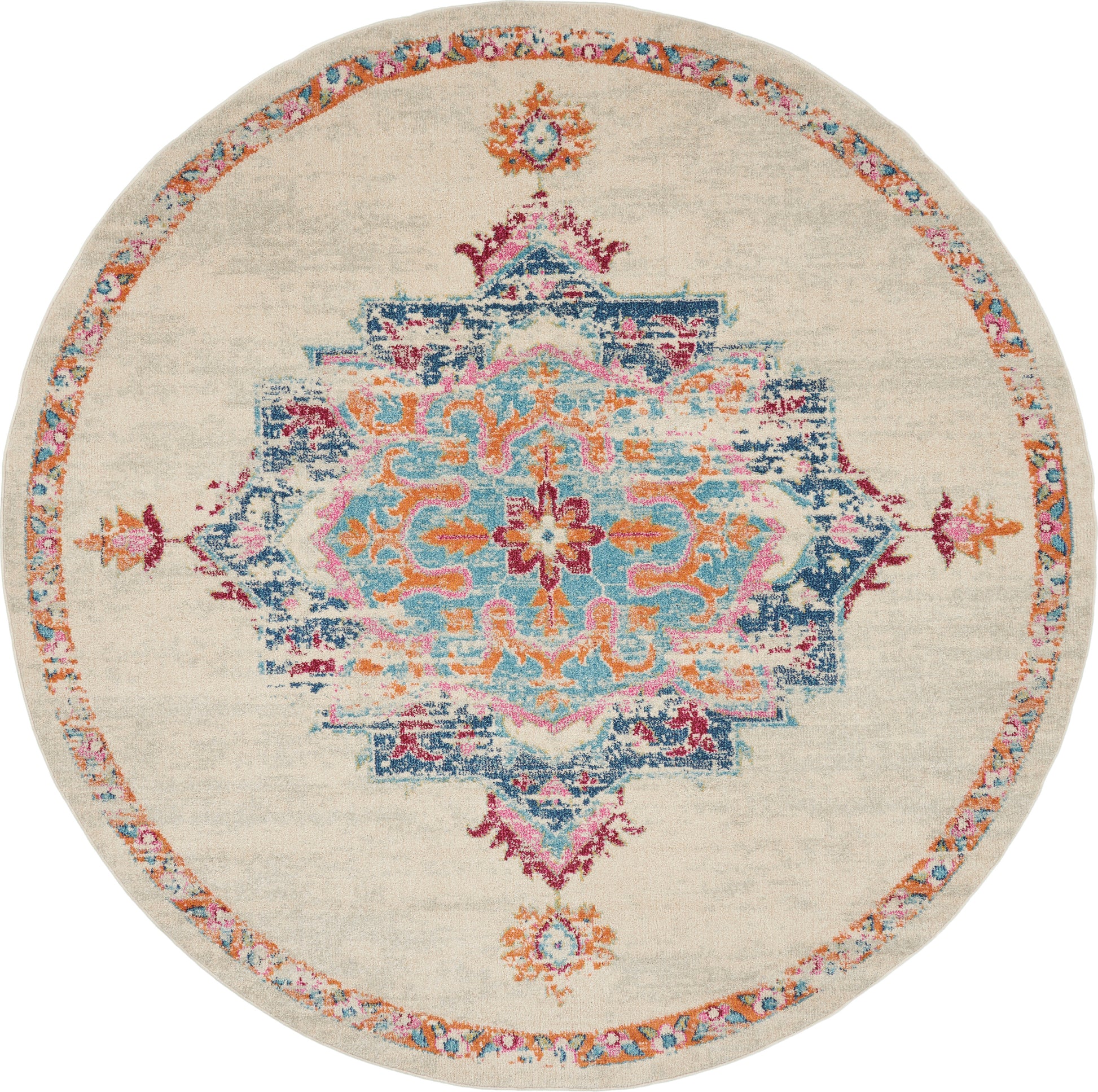 Nourison Home Passion  Grey Multicolor  Transitional