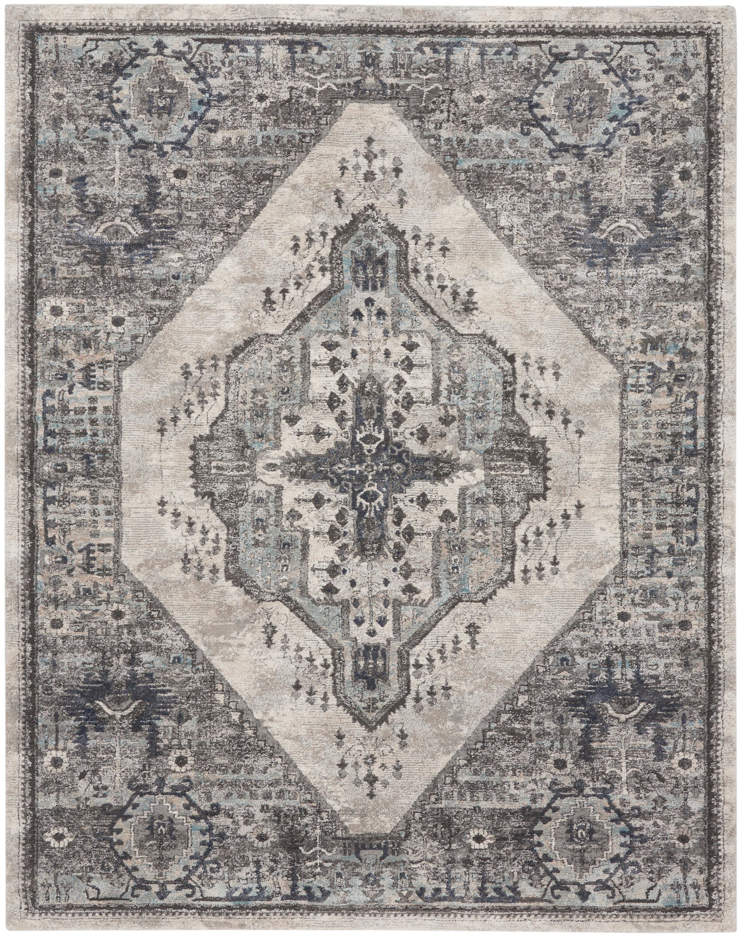 Nourison Home American Manor  Grey  Traditional