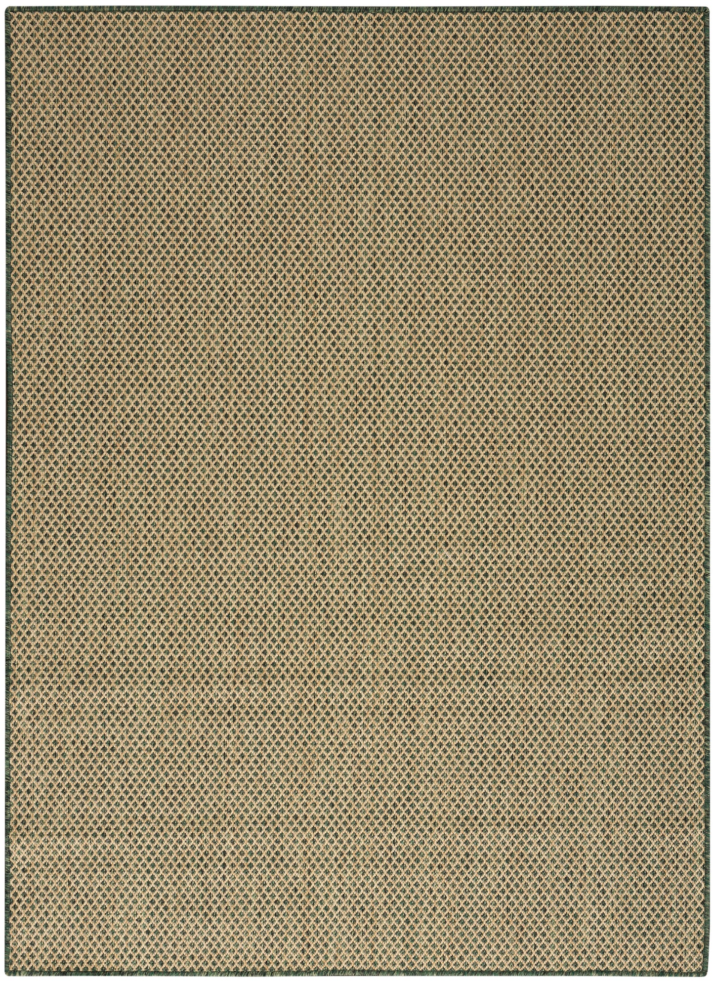 Nourison Home Courtyard COU01 Green Contemporary Power-loomed Rug