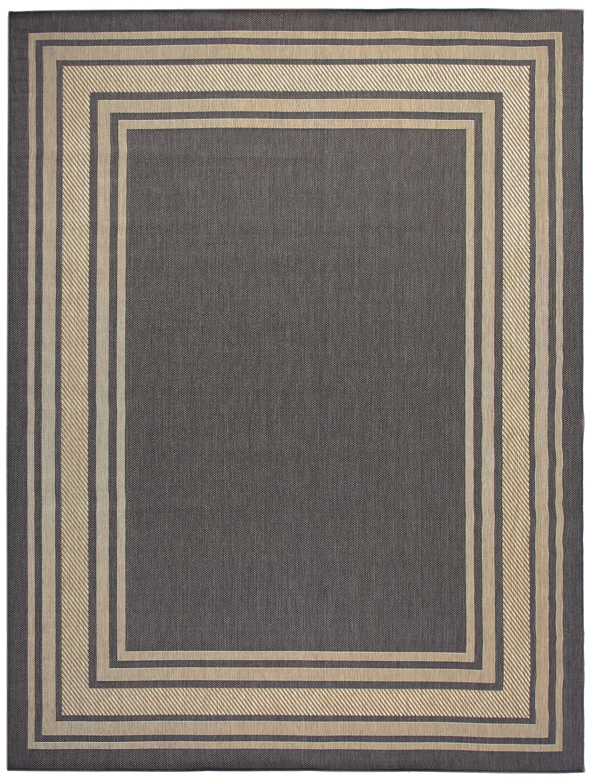 Nourison Home Horizon Indoor/Outdoor  Charcoal  Contemporary