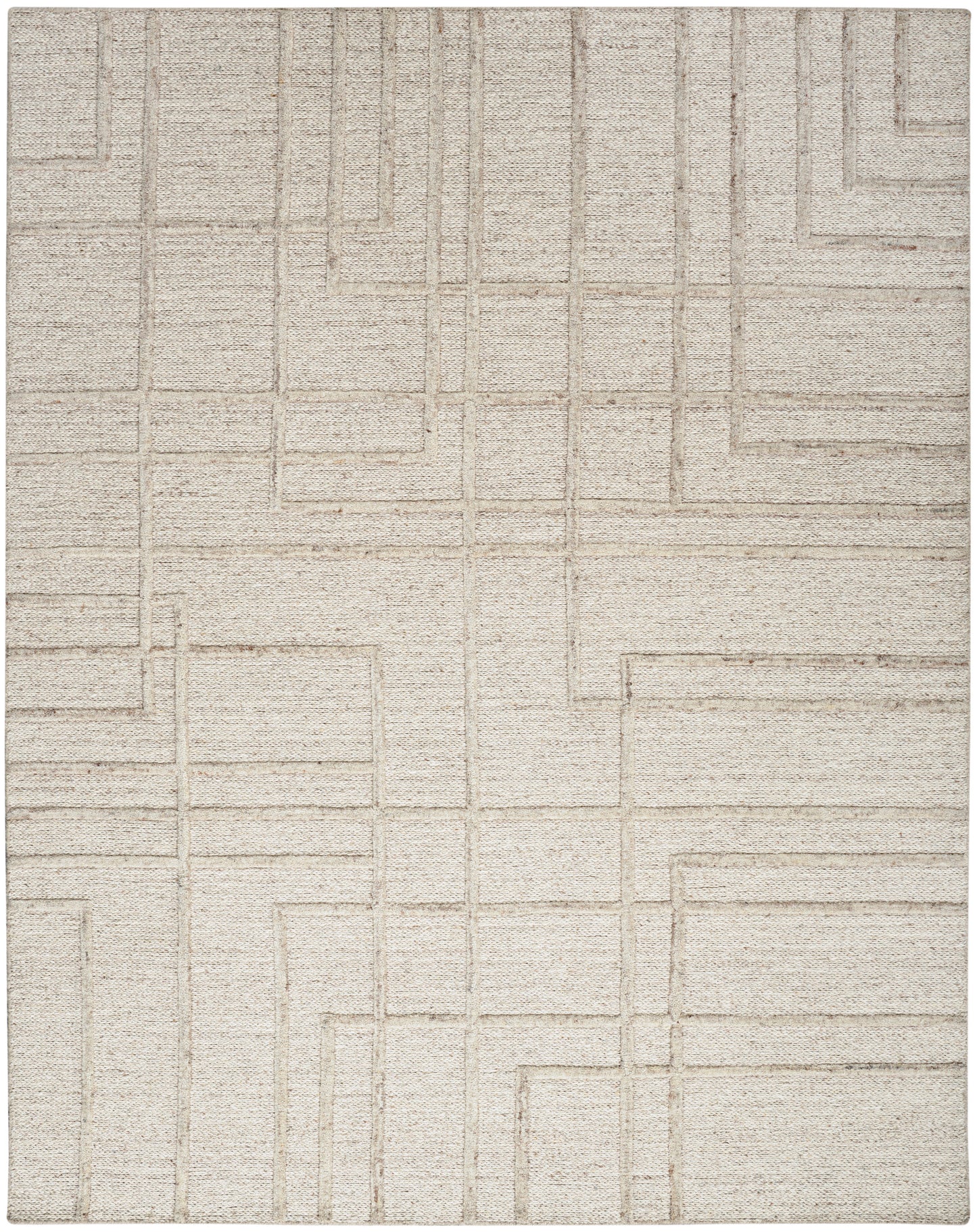 Calvin Klein CK045 Impressions IMP01 Silver Contemporary Hand Tufted Rug