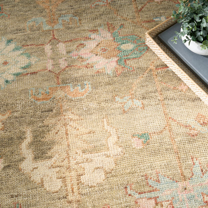 Nourison Home Heritage Vine  Charcoal  Traditional