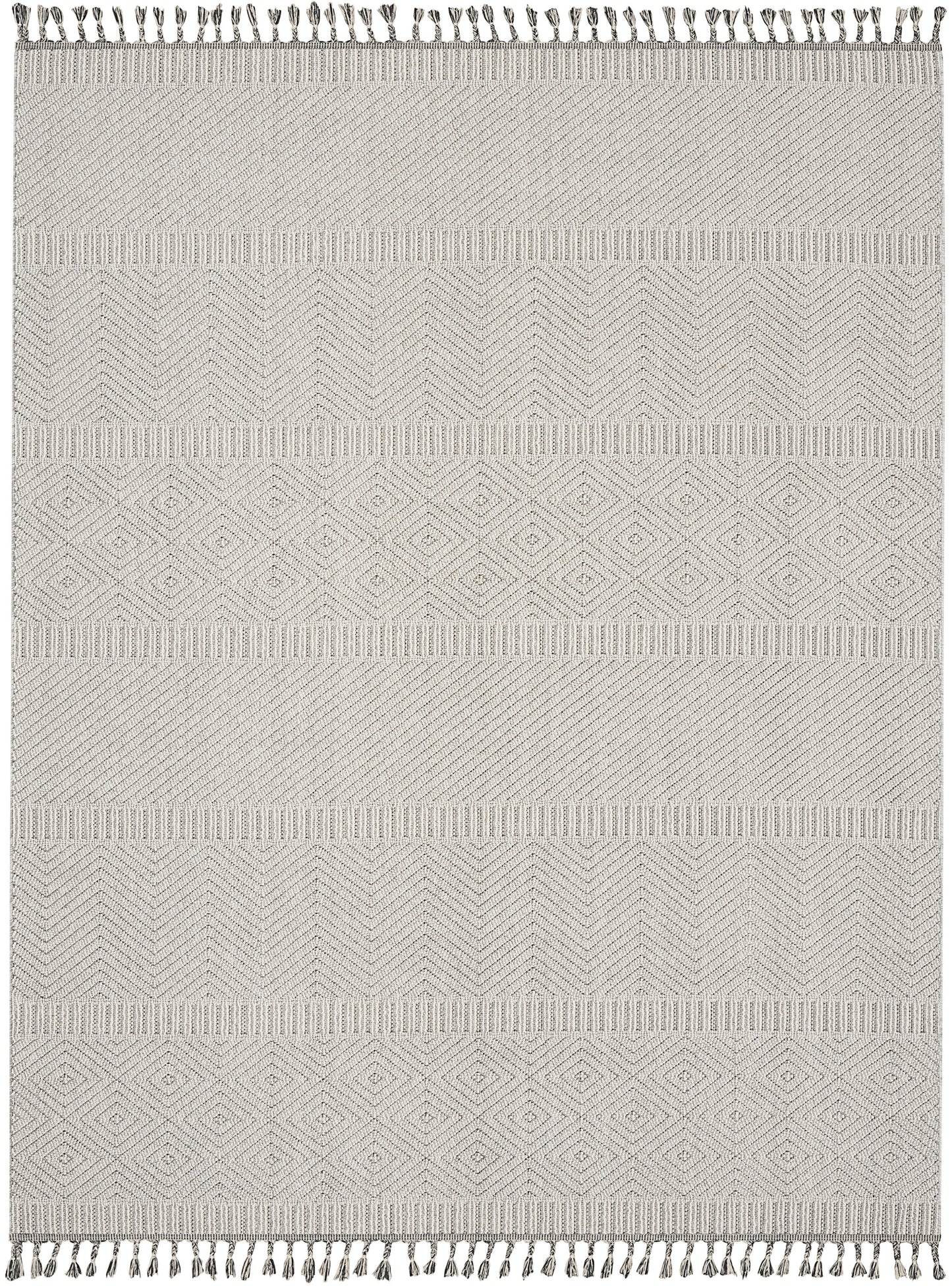 Nourison Home Paxton PAX06 Grey Ivory Contemporary Power-loomed Rug