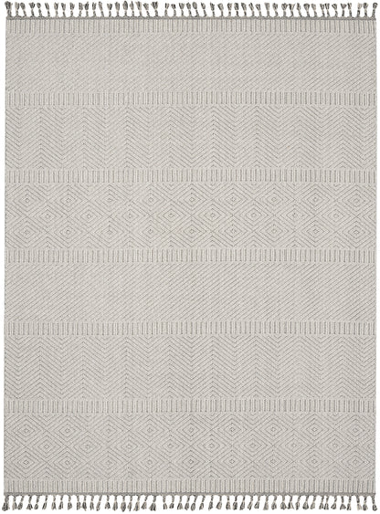 Nourison Home Paxton PAX06 Grey Ivory Contemporary Power-loomed Rug