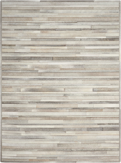 Calvin Klein Home Prairie PRA1 Silver Contemporary Woven Rug