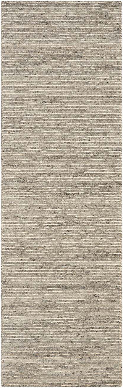 Calvin Klein Kathmandu CK920 Grey Contemporary Knotted Rug