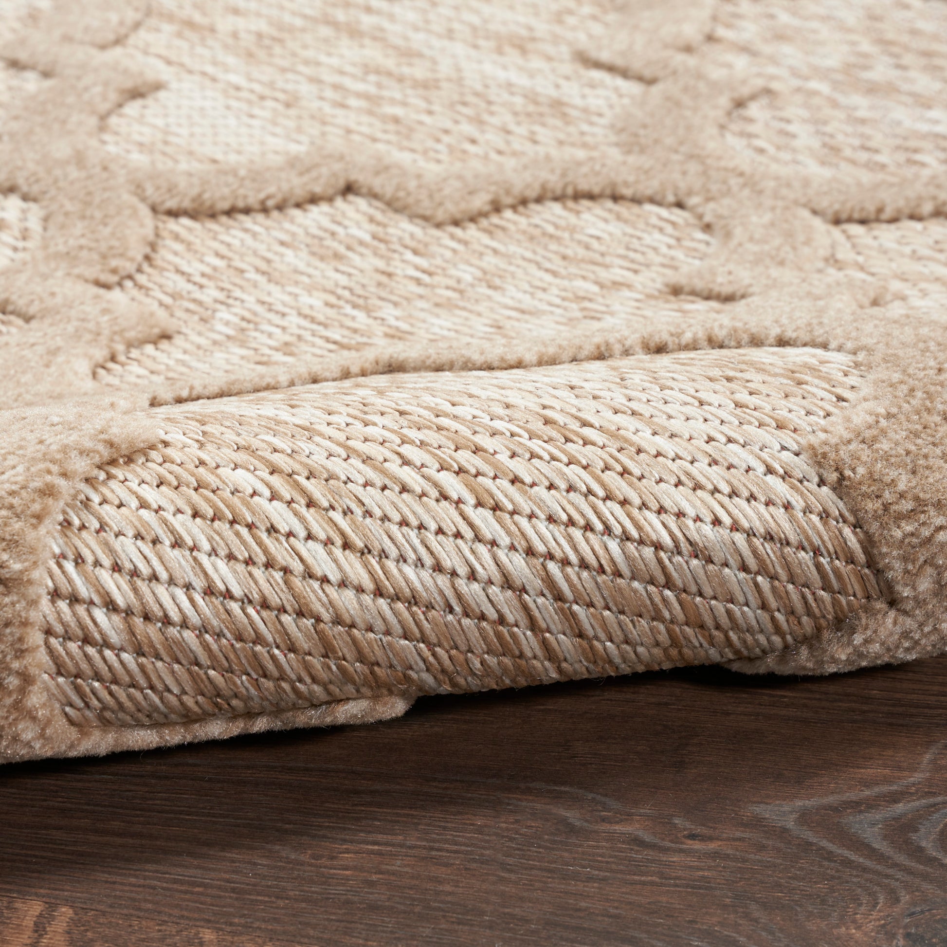 Nourison Home Easy Care  Natural Beige  Contemporary
