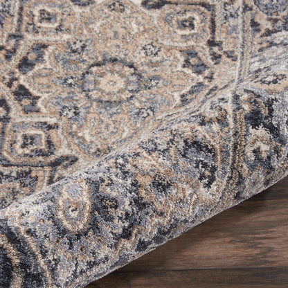 Nourison Home Moroccan Celebration  Navy  Traditional