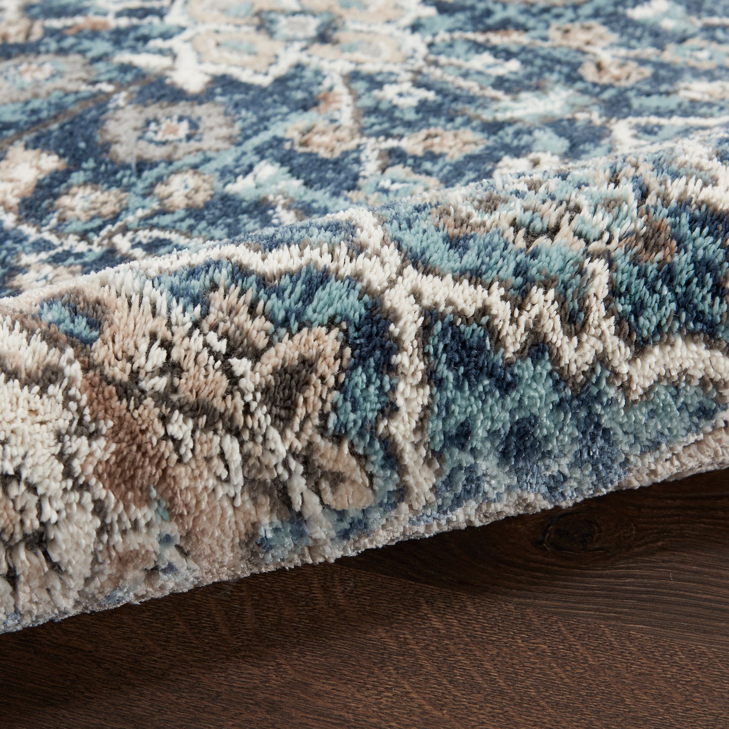 Nourison Home American Manor  Blue Ivory  Traditional