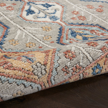 Nourison Home Quarry  Grey Multicolor  Contemporary