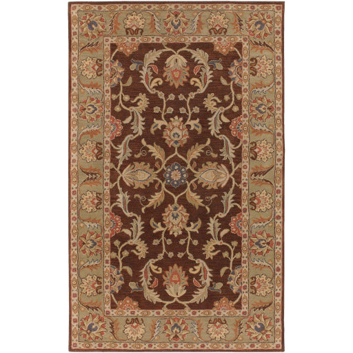 Surya Caesar CAE-1009 Dark Brown Traditional Tufted Rug