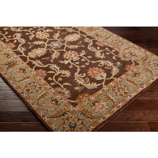 Surya Caesar CAE-1009 Dark Brown Traditional Tufted Rug
