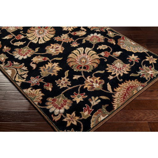 Surya Caesar CAE-1027 Black Traditional Tufted Rug