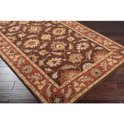 Surya Caesar CAE-1036 Dark Brown Traditional Tufted Rug