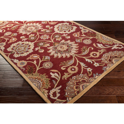 Surya Caesar CAE-1061 Dark Red Traditional Tufted Rug