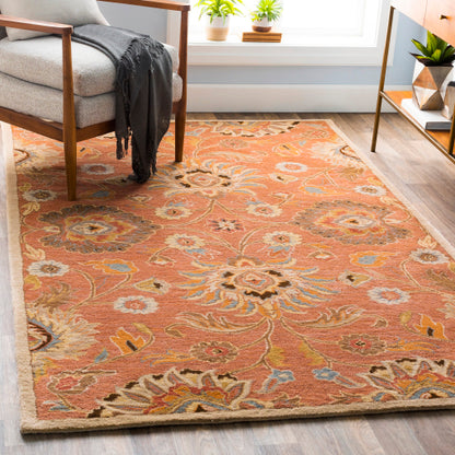 Surya Caesar CAE-1107 Burnt Orange Traditional Tufted Rug
