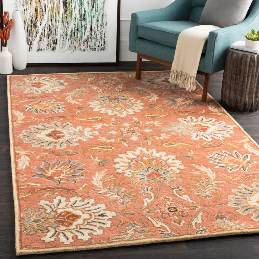 Surya Caesar CAE-1112 Terracotta Traditional Tufted Rug