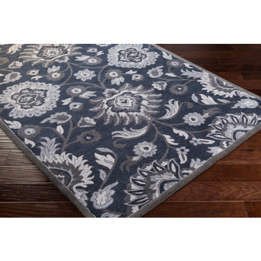 Surya Caesar CAE-1191 Ink Blue Traditional Tufted Rug