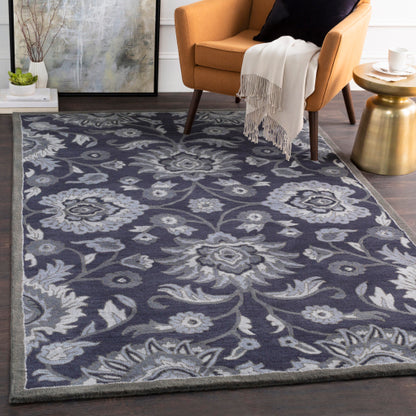 Surya Caesar CAE-1191 Ink Blue Traditional Tufted Rug