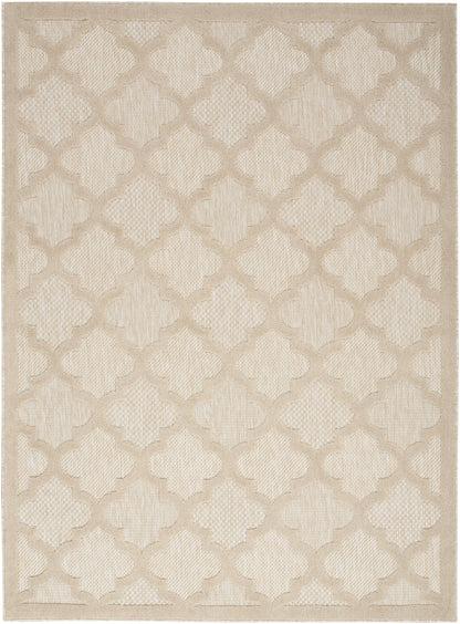 Nourison Home Easy Care NES01 Cream Contemporary Flat Weave Rug