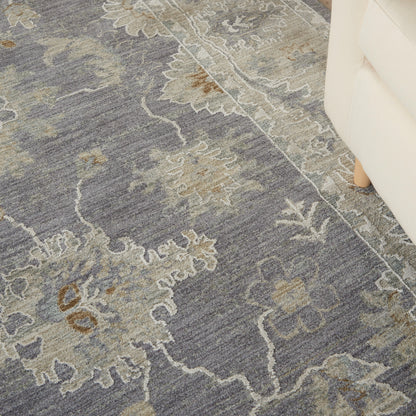 Nourison Home Infinite  Charcoal  Traditional