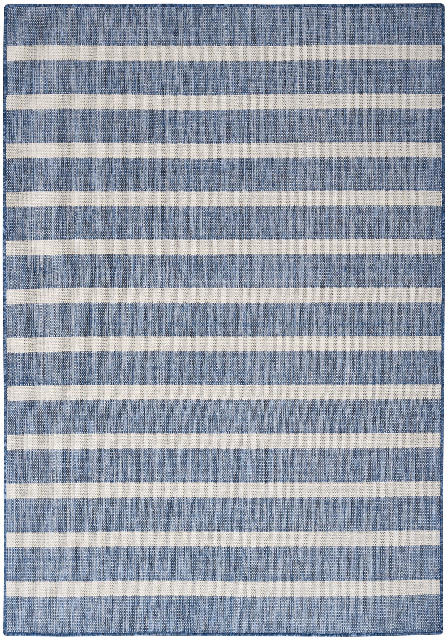 Nourison Home Positano POS03 Navy Ivory Contemporary Power-loomed Rug