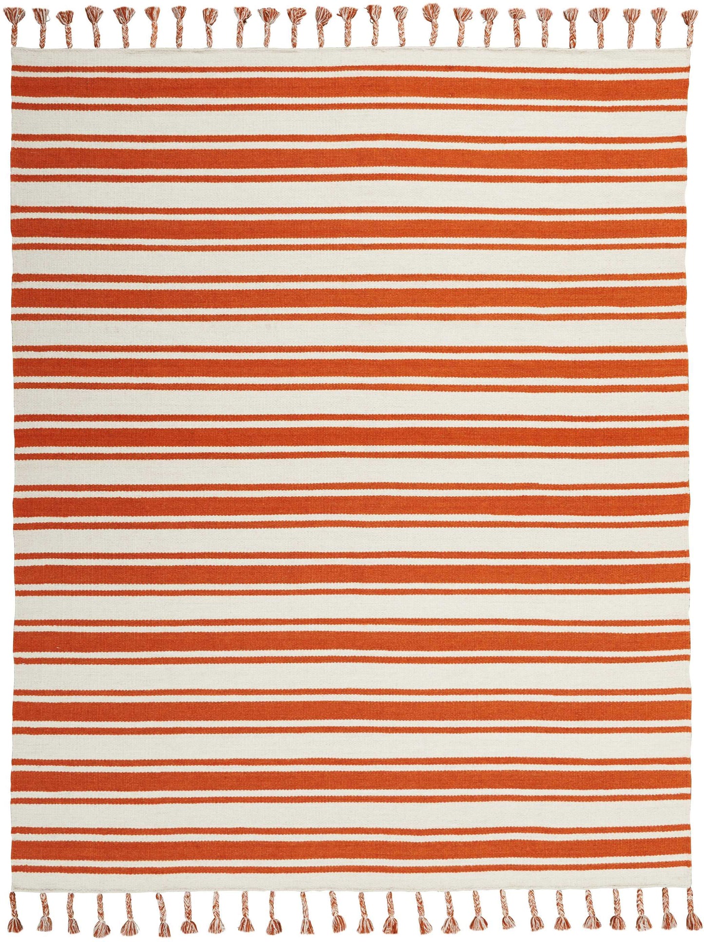 Nourison Home Rio Vista  Ivory Orange  Contemporary