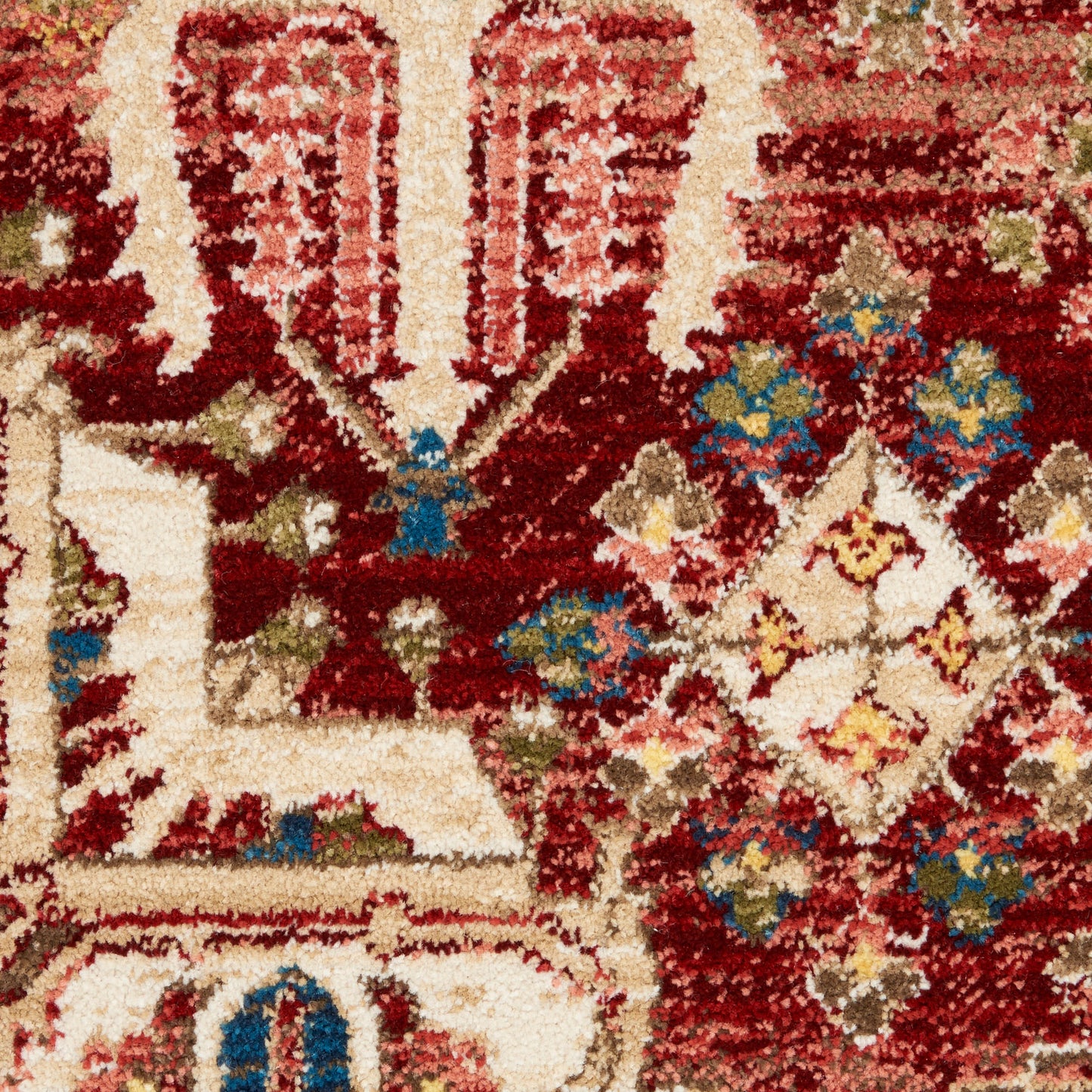 Nourison Home Karisma  Brick Ivory  Traditional