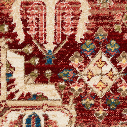 Nourison Home Karisma  Brick Ivory  Traditional